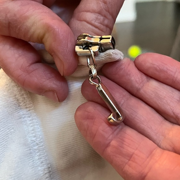 Vintage Juicy Couture zip up jacket Y2K.   Tan and white. Size S - Picture 5 of 7